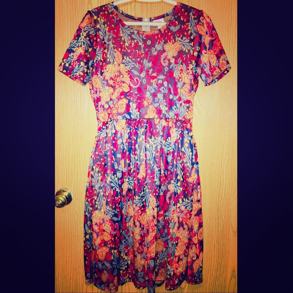 NWOT LulaRoe XL Amelia Pocket Dress